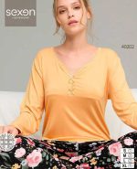 بلوز شلوار نرمال سکسن کد40202