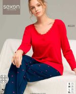 بلوز شلوار نرمال سکسن کد40229
