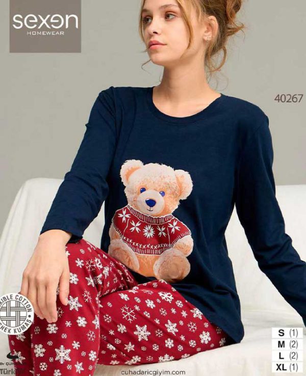 بلوز شلوار نرمال سکسن کد40267