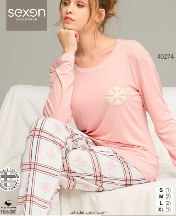 بلوز شلوار نرمال سکسن کد40274