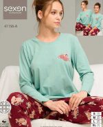 بلوز شلوار نرمال سکسن کد41156-A