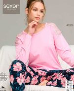 بلوز شلوار پاییزه نرمال سکسن کد 40203