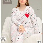 بلوز و شلوار سایز بزرگ سکسن کد40771