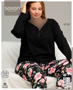 بلوز و شلوار سایز بزرگ سکسن کد40786