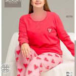 بلوز و شلوار سایز بزرگ سکسن کد40795