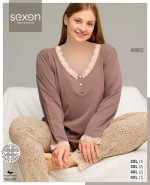 بلوز و شلوار سایز بزرگ سکسن کد40802