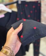 بلوز و شلوار سایز بزرگ نخ پنبه سکسن کد40824