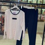 بلوز و شلوار سایز بزرگ نخ پنبه سکسن کد40841