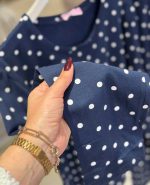 بلوز و شلوار سایز بزرگ نخ پنبه سکسن کد40842