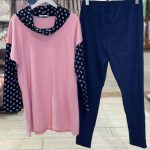 ست راحتی سایز بزرگ زنانه سکسن کد 66742
