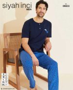 تیشرت و شلوار مردانه برند سیاه اینجه کد 09833
