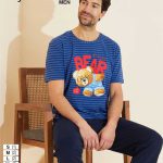 تیشرت و شلوار مردانه برند سیاه اینجه کد 09840