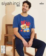 تیشرت و شلوار مردانه برند سیاه اینجه کد 09840