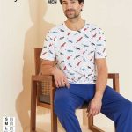 تیشرت و شلوار مردانه برند سیاه اینجه کد 09843