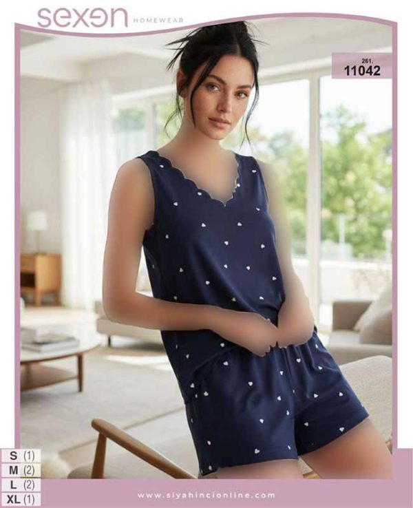 تاپ و شورتک سایز نرمال sexen کد 11042