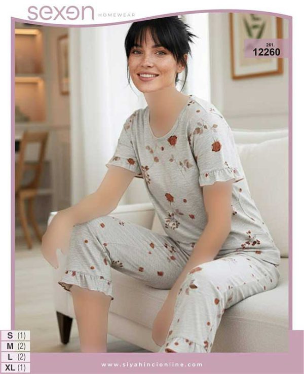 تیشرت و شلوارک سایز نرمال sexen کد 12260