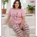 تیشرت شلوارک بیگ سایز sexen کد 12814
