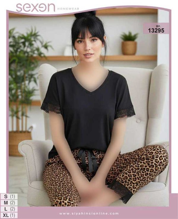 تیشرت و شلوار سایز نرمال sexen کد 13295