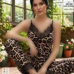 تاپ و شلوار سایز نرمال siyah inci کد 20726-1