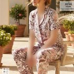 تیشرت و شلوار جلو دکمه siyah inci کد 20765