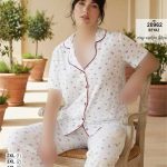 تیشرت و شلوار جلو دکمه siyah inci کد 20962