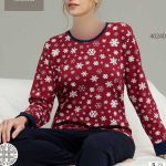 بلوز وشلوار راحتی سکسن کد 40240