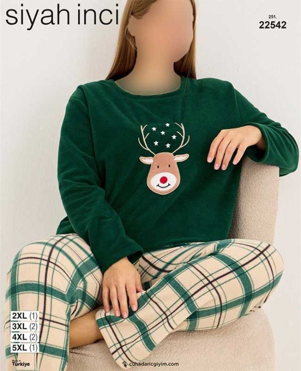 بلوز شلوار بیگ سایز زنانه میسنزا کد 22542