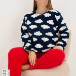 بلوز شلوار بیگ سایز زنانه میسنزا کد 22561