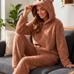 بلوز وشلوار راحتی سیاه اینجه کد 21049