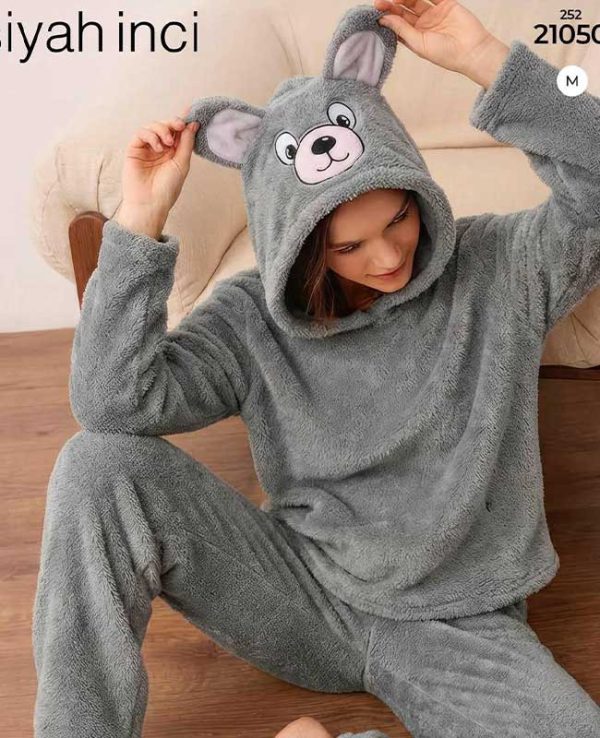 بلوز وشلوار راحتی سیاه اینجه کد 21050