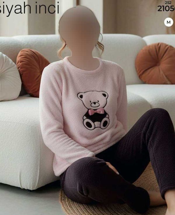 بلوز و شلوار راحتی سیاه اینجه کد 21056