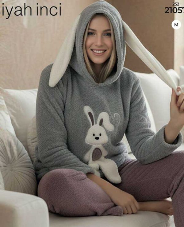 بلوز و شلوار راحتی سیاه اینجه کد 21057