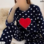 بلوز و شلوار راحتی سیاه اینجه کد 22064