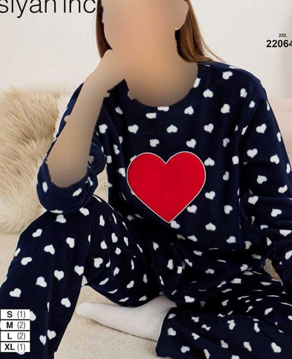 بلوز و شلوار راحتی سیاه اینجه کد 22064