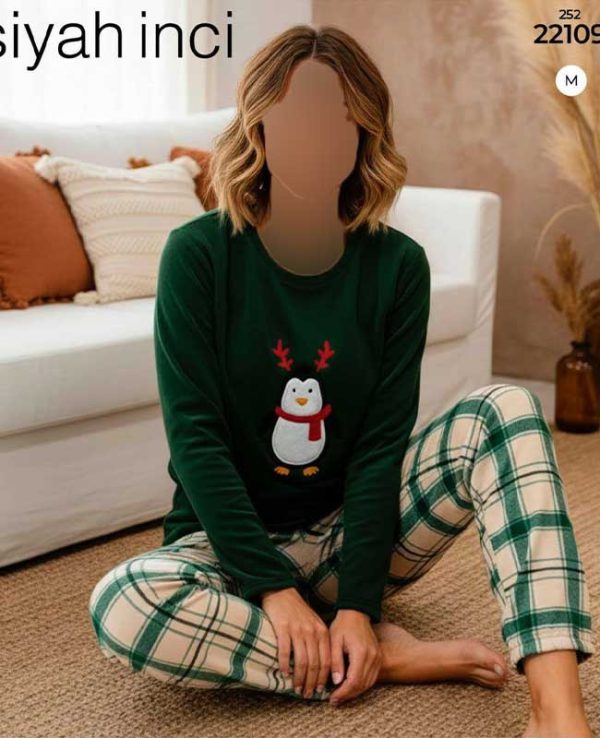 بلوز و شلوار راحتی سیاه اینجه کد 22109