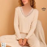 بلوز و شلوار راحتی سیاه اینجه کد26005