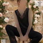 تاپ شلوار  سایز نرمال سیاه اینجه کد 20751
