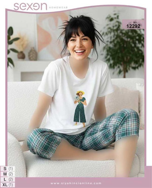 تیشرت شلوارک سایز نرمال sexen کد 12292