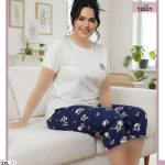تیشرت شلوارک بیگ سایز sexen کد 12831