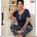 تیشرت شلوارک بیگ سایز sexen کد 12832