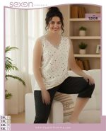 تاپ شلوارک بیگ سایز sexen کد 12836