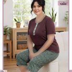 تیشرت شلوارک بیگ سایز sexen کد 12840