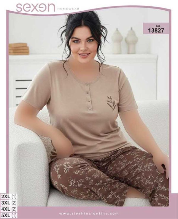 تیشرت شلوار بیگ سایز sexen کد 13827