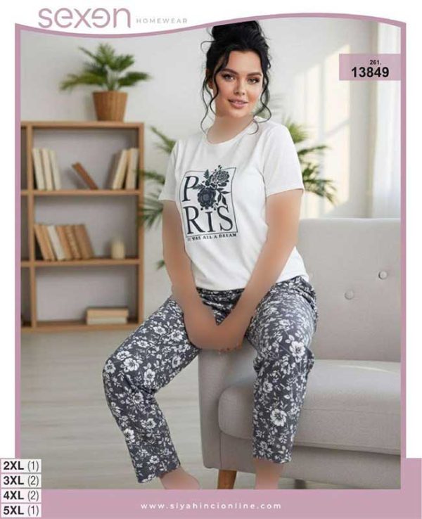 تیشرت شلوار بیگ سایز sexen کد 13849