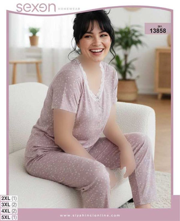 تیشرت شلوار بیگ سایز sexen کد 13858