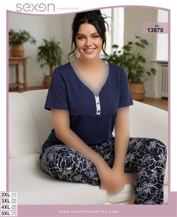 تیشرت شلوار بیگ سایز sexen کد 13870