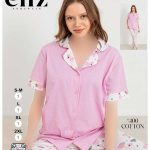 تیشرت و شلوار جلو دکمه ای eliz کد 2-7202