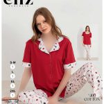 تیشرت و شلوار جلو دکمه ای eliz کد 6-7202