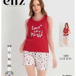 تاپ و شورتک سایز نرمال زنانه eliz کد 6-7203