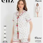 تیشرت شورتک سایز نرمال زنانه eliz کد 1-7217